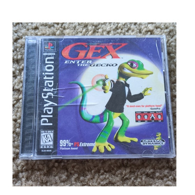 Crystal Dynamics Gex: Enter the Gecko PlayStation 1 1998 Platformer Manual Incl 