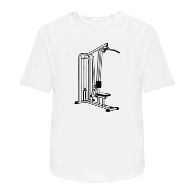 'Lat Pulldown Machine' Unisex T-Shirt -  100% Cotton (S-XXL) (TA061929)