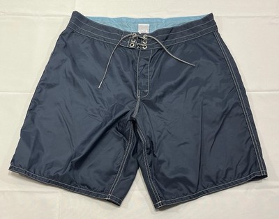 Birdwell Beach Britches Board Shorts Mens Size 37 Blue Bathing Suit Swim 8  Ins
