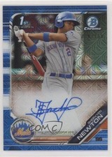 2019 Bowman Chrome Prospects HTA Choice Refractor /150 Shervyen Newton Auto 0b2