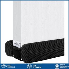 Effective Insulating Door Draught Excluder Under Bottom Draft Stopper Black 88cm