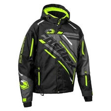 Castle X React "Floater" Snowmobile Jacket - Hi-Vis/Black/Charcoal