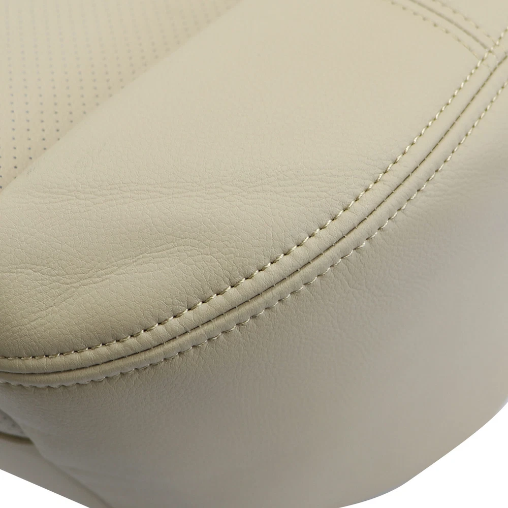 2009-2014 For Cadillac Escalade EXT Front Bottom Top AC Leather Seat Cover Tan