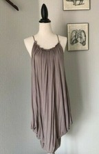 NWOT Urban Outfitters Silence + Noise Split Layer Taupe Tunic Tank Size S Small