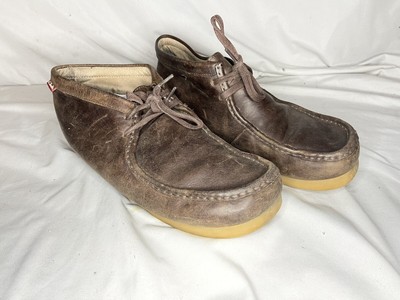 Clarks Stinson Hi Chukka Boots in Beeswax Brown Men\'s Size 10 Leather Shoes Clarks Stinson Hi Chukka Boots in Beeswax Brown Men main image 2
