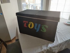 Kids Toy Organizers Clothes Storage Bin Extra Large Toy Baskets with Lid Handles