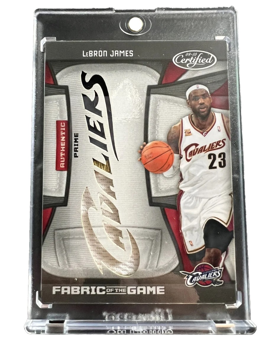 2009-10 Lebron James Certified Jersey Patch Card 5/5 Ultra Rare 