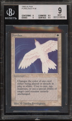 Magic the Gathering MTG Purelace Alpha BGS 9 Mint