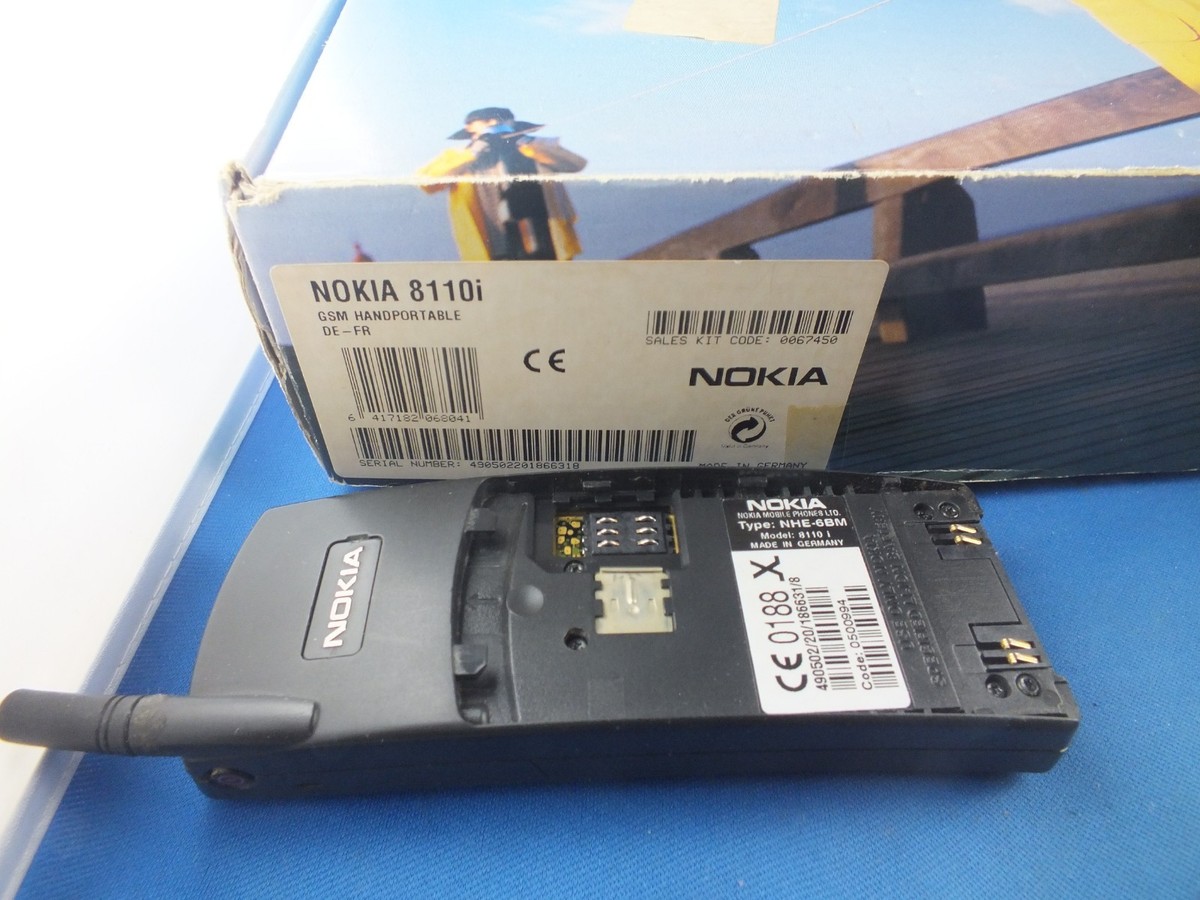Original Nokia 8110i Kult Handy NHE-6BM Autotelefon KLASSIK Rarität 8110 i Phone