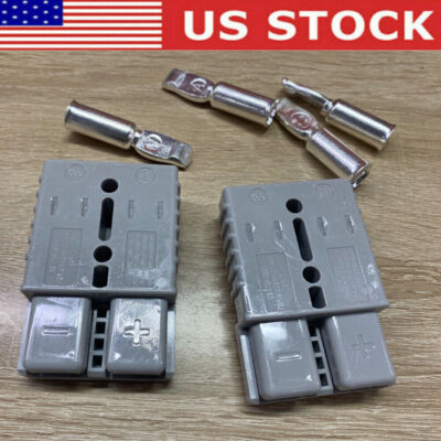 2X175A Battery Quick Connect Disconnect 1/0 AWG 600V Plug Winch Harness Trailer