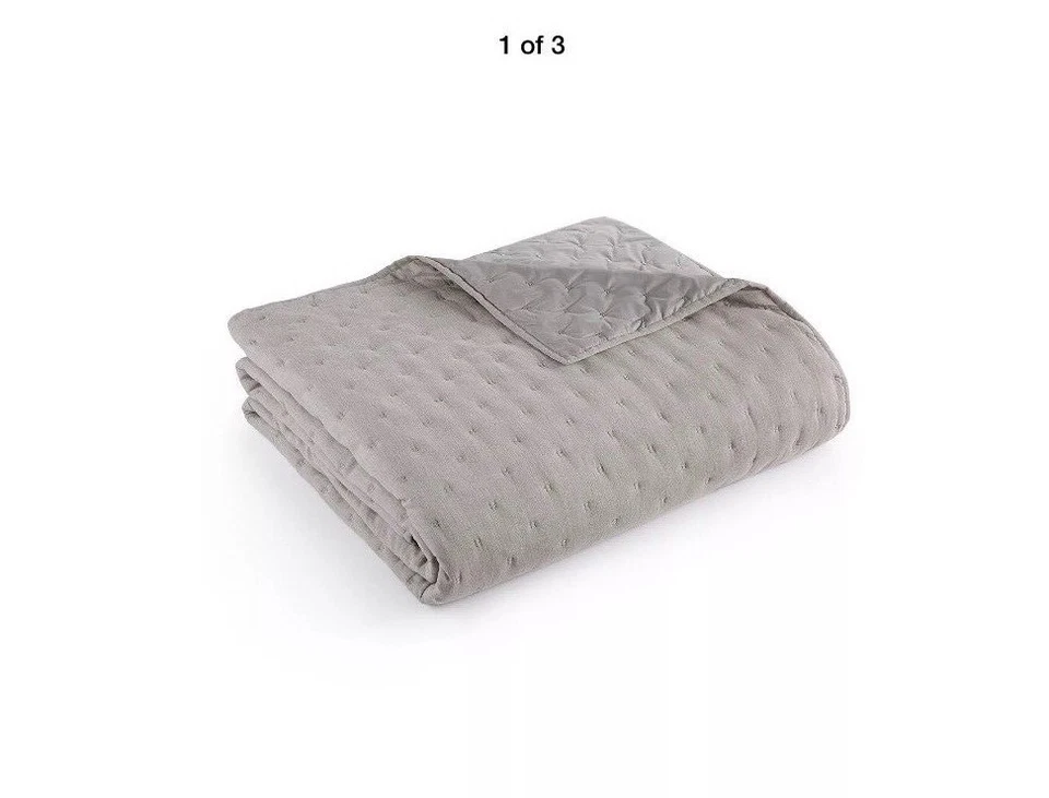 Hotel Collection Eclipse ВЕРЕСКОВЫЙ СЕРЫЙ Стеганая (1) King SHAM - Витрина Магазина - Изображение 2 из 3