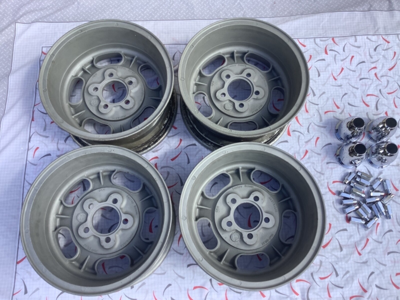 Chrysler CL Valiant Charger Sankey Benson W35 Factory Mag Wheels x 4 ...