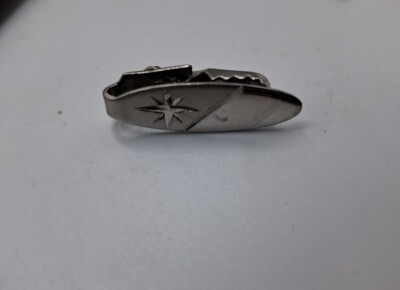 Vintage Sterling Silver Tie Bar By JML