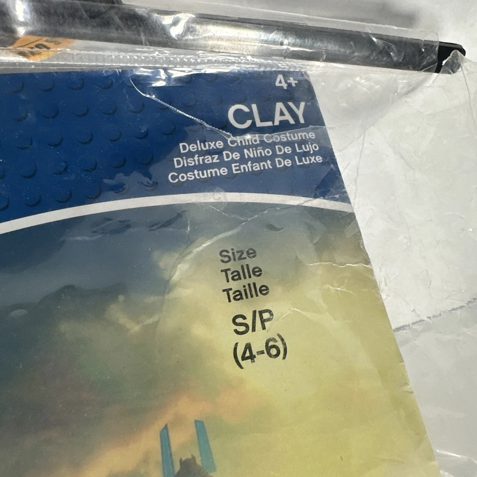 LEGO NEXO KNIGHTS, Disfraz Infantil Deluxe, “ARCILLA”, Talla S/P (4-6)NUEVO. Foto 2 de 4