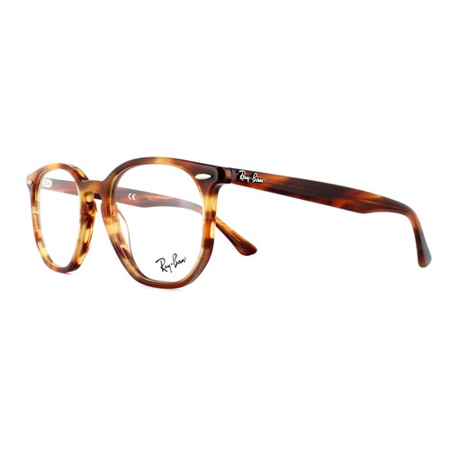 Ray-Ban Occhiali da vista Frames 7151 esagonale 5797 Havana Red Brown 50mm  | eBay