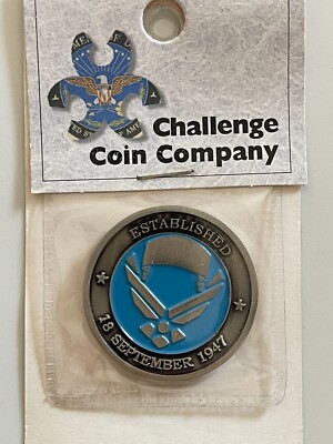 Challenge Coin Air Force Established 18 Sept 1947