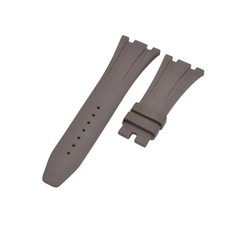27mm Brown Rubber Watch Strap For Audemars Piguet Royal Oak 39  41mm Case