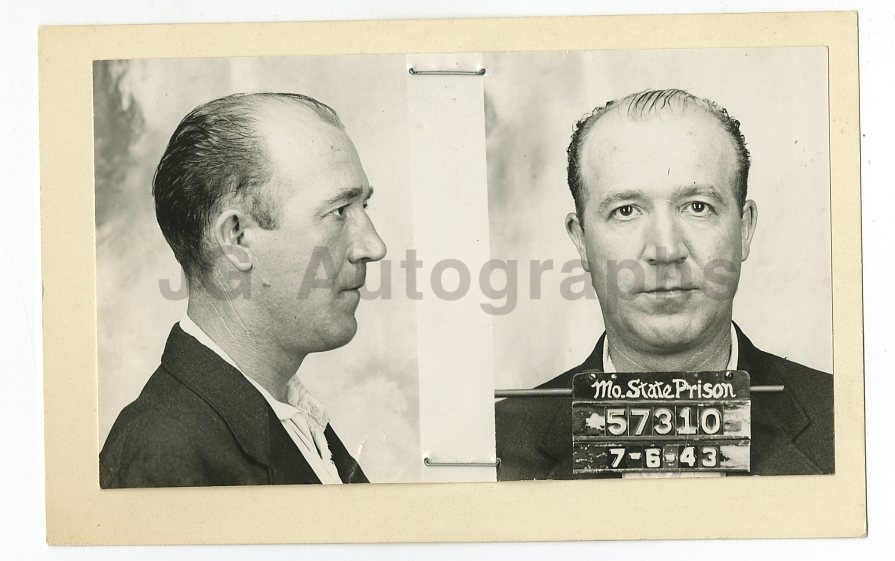 Early 1900s Mug Shots - Leo N. Hecht/Forgery - Lincoln County
