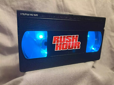 RUSH HOUR VHS Lampe, Nachtlicht - 80er Film Retro Tonband Geschenk - Jackie Chan