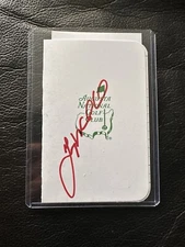 Gary Woodland  Signed Masters Augusta National Scorecard #1  JSA COA  AT20797