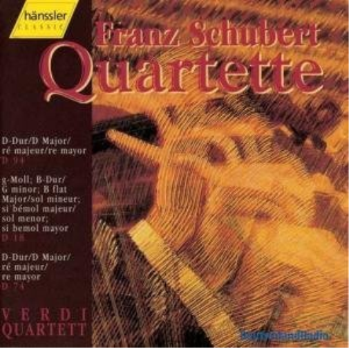 Schubert Franz - Verdi Quart String Quartets D94, D18 and D74 (Verdi Quarte (CD)