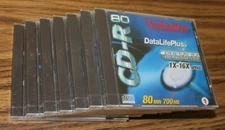 Verbatim DataLifePlus Premium CD-R AZO Blue Tech 1X-16X Speed 80 Min 700MB Lot 7