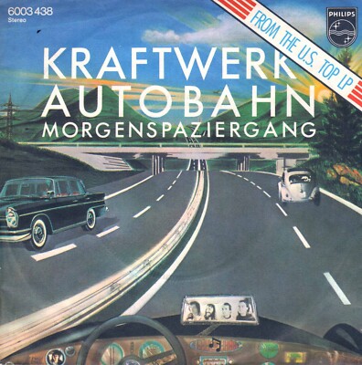7'' Kraftwerk   Autobahn / Morgenspaziergang / KULT / Germany 1975