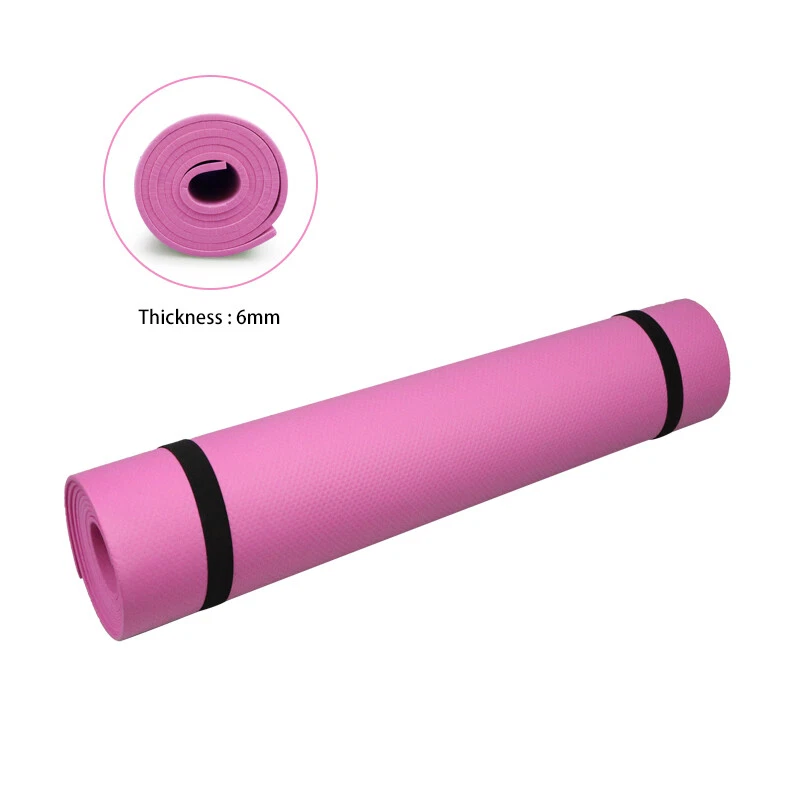 Non-Slip Thick Yoga Mat for Gym Pilates Fitness with Carry Bag Non-Slip Thick Yoga Mat for Gym Pilates Fitness with Carry Bag