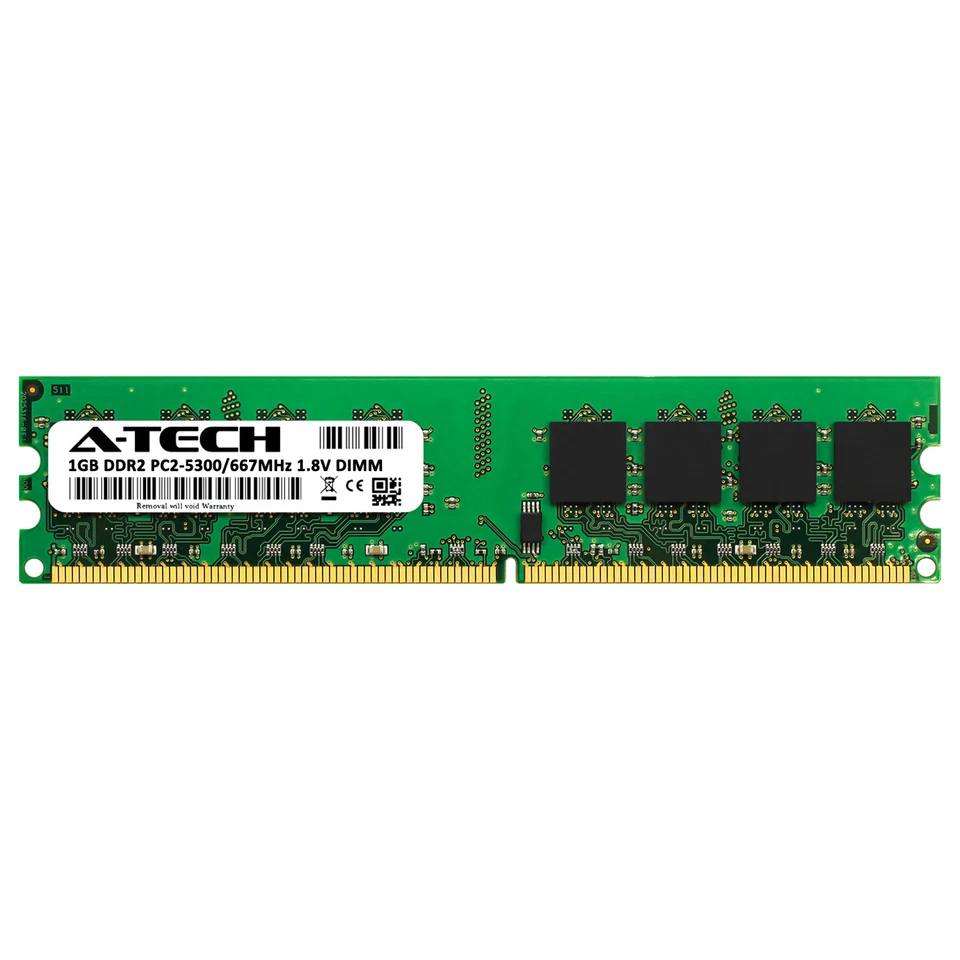 Kingston KVR667D2K2/2GR A-Tech Equivalent 1GB DDR2 667 5300 Desktop Memory RAM - Image 2 of 2