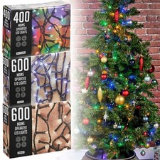 Image of Multi Function Indoor Outdoor Christmas Tree 600 Led Light Xmas Decoration White