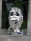 TPS TOPLAY ~ 1970s CHROME ROBOT Plastic 3½ Wind Up Toy ~ RARE ~ SHIPS FREE — photo 4
