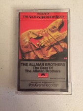 THE ALLMAN BROTHERS "The Best of the Allman Brothers" AUDIO CASSETTE