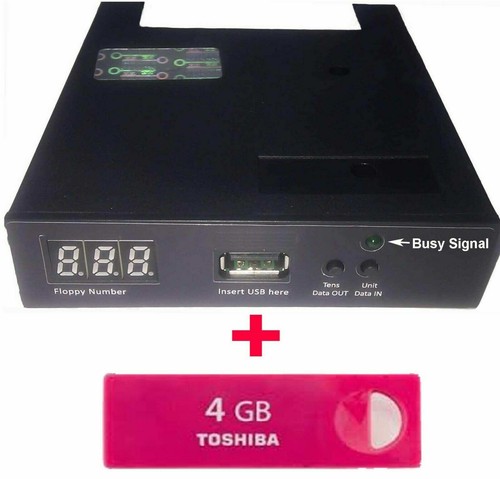 Floppy Drive to USB emulatore convertitore Mitsubhishi EA8,BA8,BA24,FA20,FA10 1.44 - Foto 3 di 3