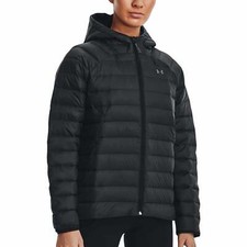 Under Armour Storm Armour 2.0 Womens Down Jacket Black Hooded Outdoor Coat