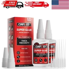 Thick Viscosity Super Glue 120g - Strong, Fast-Drying Adhesive for All Repairs