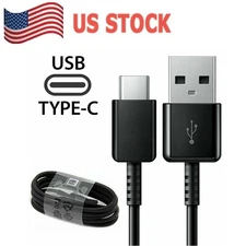 New USB Type C Fast Charging Cable Cord For Samsung Galaxy S10 Plus S9 S8 S10 US