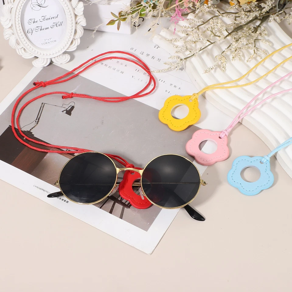 Soporte para gafas 2 piezas, soporte para cadena para gafas para hombre y mujer, rosa Foto 3 de 4