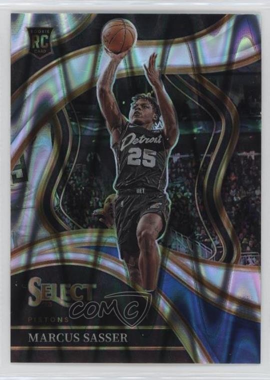 2023-24 Panini Select Courtside Tectonic Prizm Marcus Sasser #292 2l4