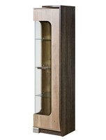 Vitrine Glasvitrine Standvitrine 50Cm Canyon Eiche Arusha 1-TüRig 92365778