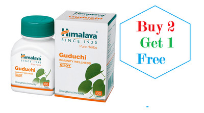 Himalaya Guduchi 1 BOX 60 Tablets 2026 Expiry Buy 2 Get 1 Free