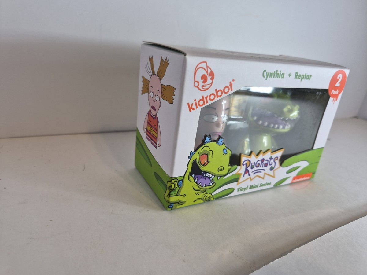 KidRobot Nickelodeon Rugrats Cynthia & Reptar 2 pack 3” Vinyl Mini