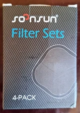 Soonsun Filter Sets 4-pack For Diving Go-Pro Official Housing