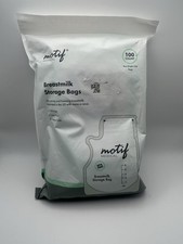 Motif Medical Breast Milk Storage Bags 8oz Single Use Bag 100 count BPA-Free NEW
