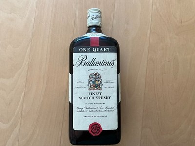 Ballantines Finest Scotch Whisky-One Quart- Kellerfund-ca.40 Jahre alt