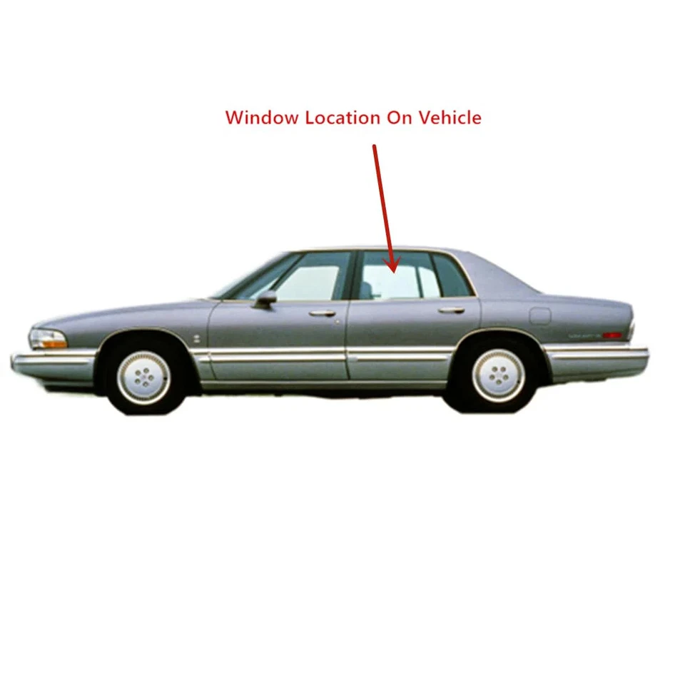 Rear Left Window Glass for Buick Electra, Oldsmobile 1987-1990 & LeSabre Foto 4 de 4