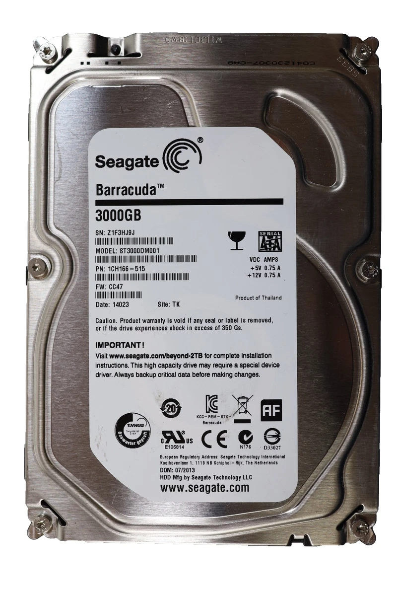 Seagate Barracuda St3000dm001 3tb for sale | eBay