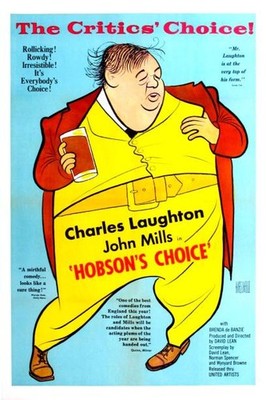 Hobsons Choice Poster Charles Laughton On 1954 OLD MOVIE PHOTO