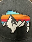 Buffalo Desert Mountain Sunset Trucker Mesh Adjustable Snapback Badlands Hat EUC