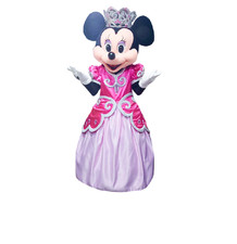 Queen Minnie Mouse Mascot Costume Adult Halloween Party Cosplay Dress Mascot