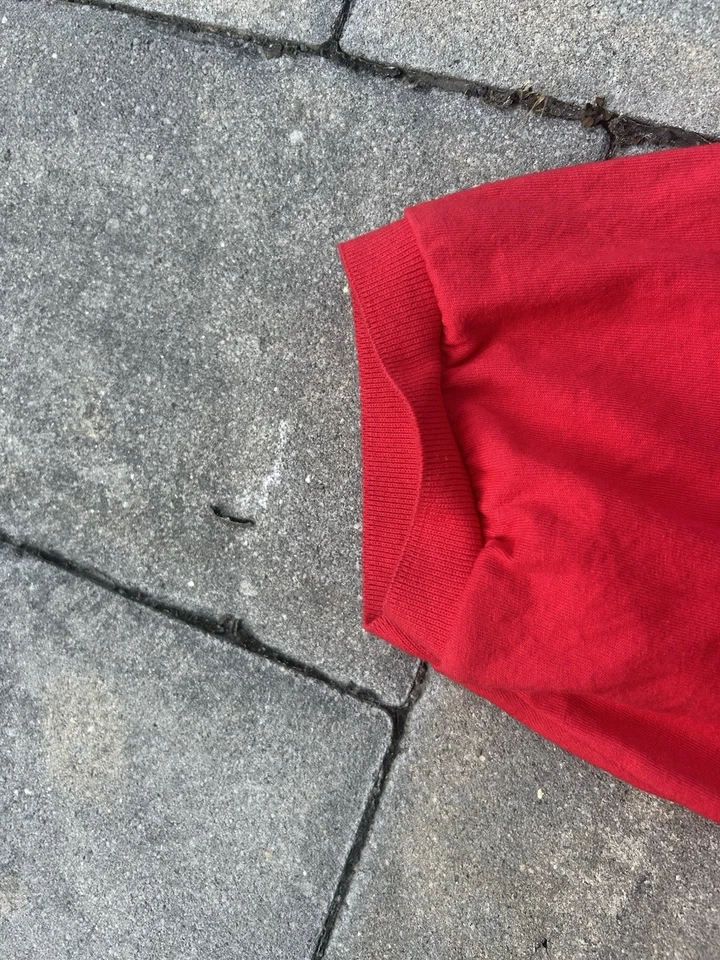 复古 PA DECA 领衬衫 25 美分纽扣翻音量 M 码 红色 — 第 4/4 张图片